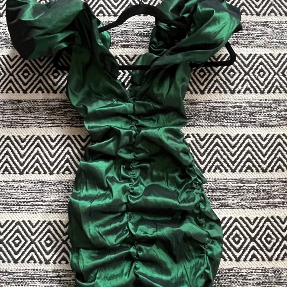 REVOLVE Green Mini Dress - Picture 3 of 4